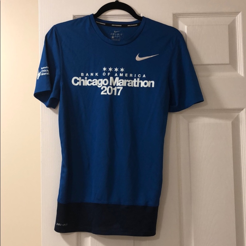 Nike Dri Fit Chicago marathon 2017 work out shirt